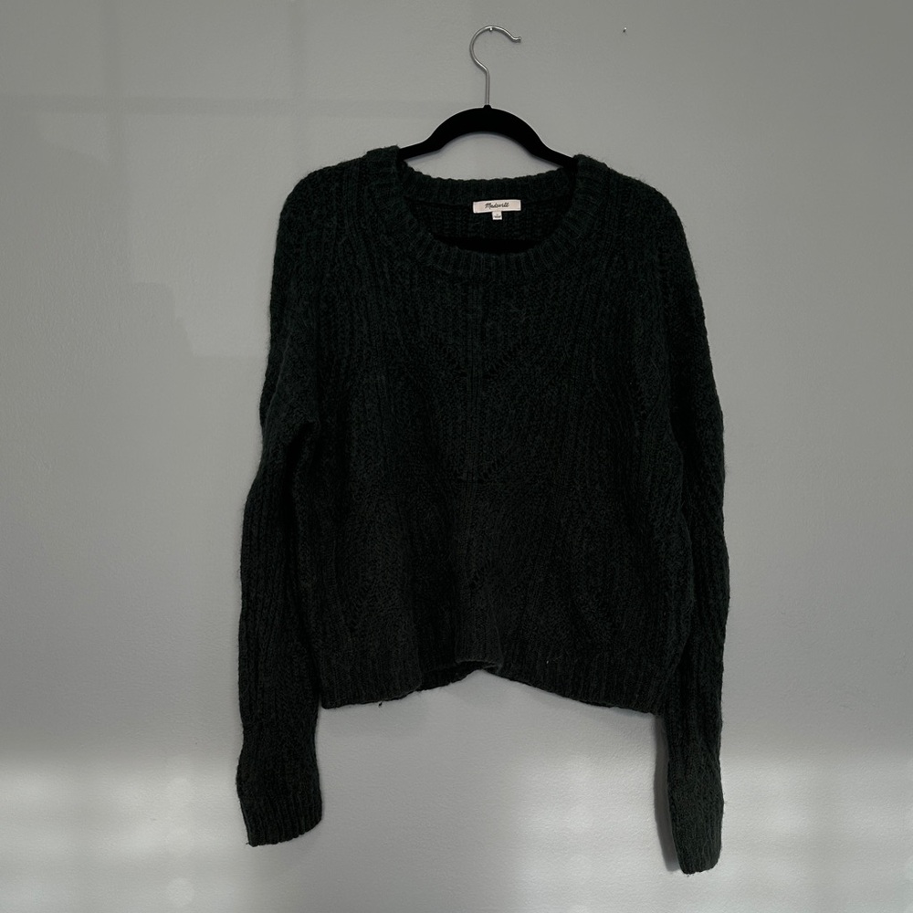 Madewell Forest Green Crew Neck Sweater